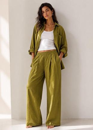 Хлопковый костюм zara
