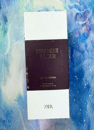 Парфуми zara decadent velour вишневі