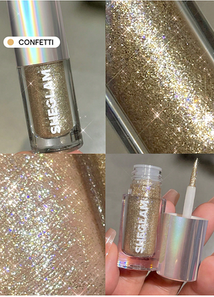 Глітерний лайнер для очей sheglam insta-party glitter liner — confetti (6243)
