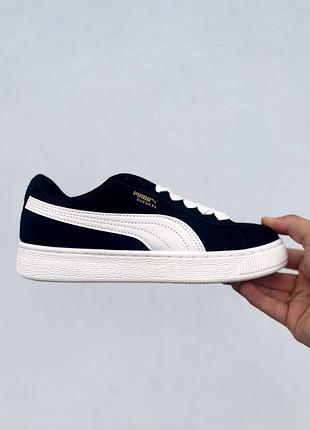 Puma suede xl black white & logo