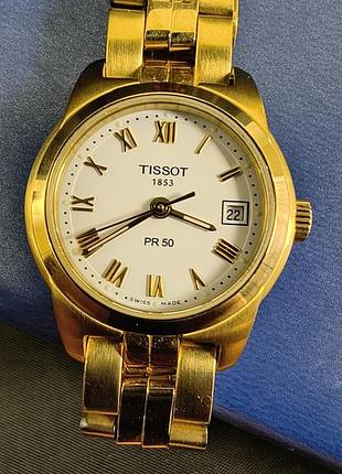Оригінальний жіночий годинник tissot pr 50 (sapphire, swiss made)