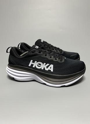 Чоловічі бігові кросівки hoka one one bondi 8 оригінал 1123202 bwht