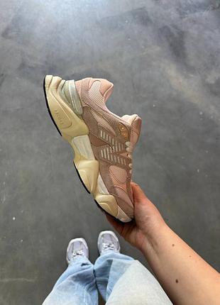 Стильные женские кроссовки new balance 9060 pink beige