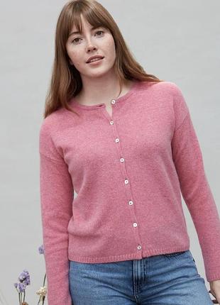 Marks & spencer чудовий махеровий легкий кардиган в рожевому кольорі м