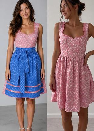 Комбінована сукня плаття сарафан фартушок фартух h&m