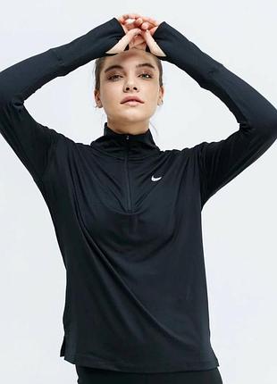 Чорна спортивна кофта nike running  розмір m оригінал