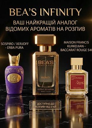 Парфюм bea's infinity оригинал распив / отливанты от 5 мл туречева унисекс стойки