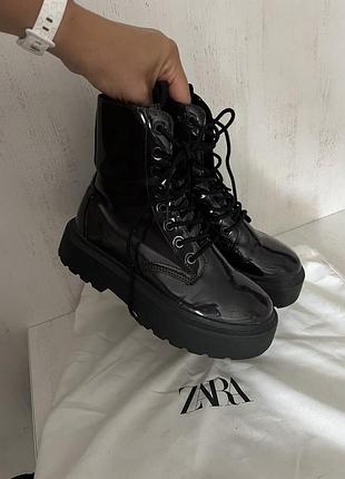 Чоботи ботінки zara