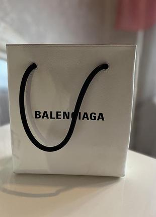 Прямокутна міні-сумка з логотипом balenciaga оригінал