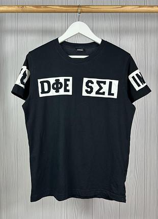 Diesel 4 scsl lvg шикарна футболка з незвичним дизайном та принтами оригінал!