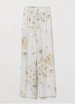 Брюки палаццо маки h&m