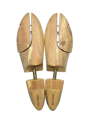 Дерев'яні кедрові формотримачі (колодки) для взуття navyboot | розмір uk 10 (eur 44-45)