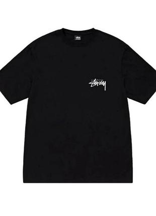 Футболка stussy 8 ball fade tee black