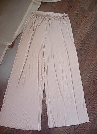 Брюки плиссе в виде zara