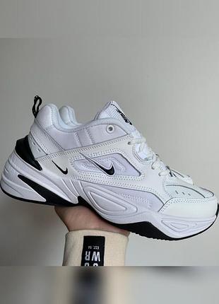 Кроссовки nike m2k tekno "white black"