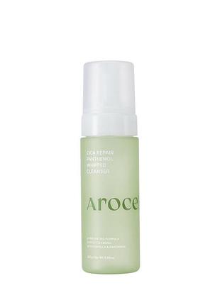 Пінка для вмивання з центелою та пантенолом arocell cica repair panthenol whipped cleanser, 160 г
