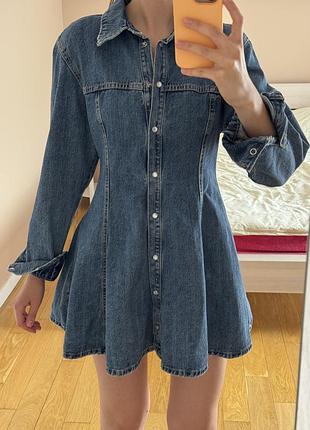 Джинсове плаття zara