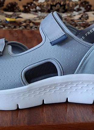 Чоловічі сандалі skechers 229210. розмір 43,5. устілка 28 см. сірі.