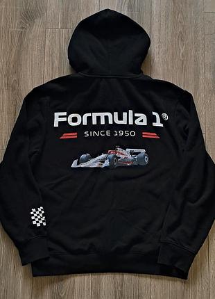 Худі h&m formula 1 f1 чорне з принтом розмір xl