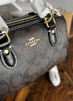 Coach rowan satchel in signature canvas