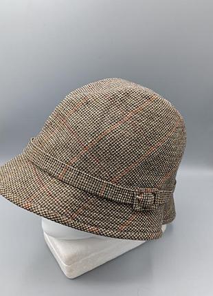 Шляпа-трелби vintage lock &amp; co hatters из твида и шерсти james street london