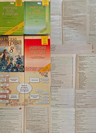 Подарунок + 3 довідники і хрестоматія з української мови та літератури