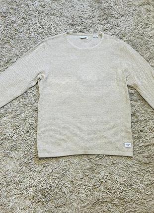 Чоловічий легкий джемпер / лонгслів jack & jones (розмір m)