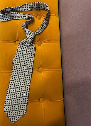 Шелковый галстук gianni versace vintage made in italy