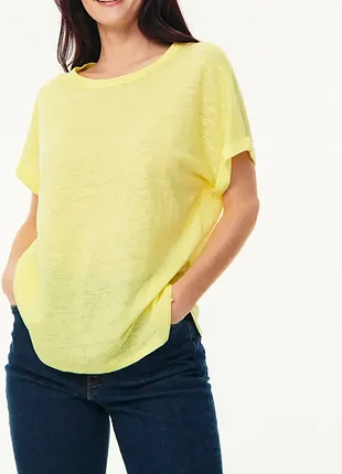 Світла жіноча футболка m&s l-xl