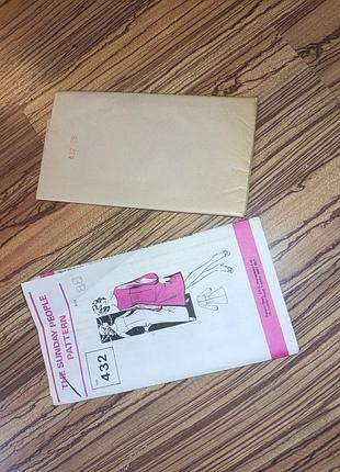 1960-е викрійка people paper pattern service. англія. опис, схема, викрійки. мода. 9