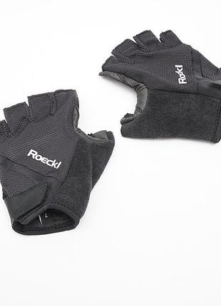 Велоперчатки roeckl sports gloves 7/s летние безпалые перчатки