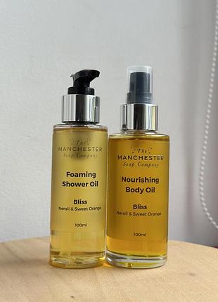 Набір олій для тіла та душу the manchester soap company — «bliss» (неролі та соковитий апельсин)