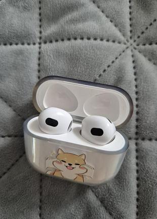 Наушники премиум (airpods 3) + 4 чехла в подарок