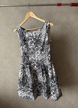 Сукня zara котон квітковий принт