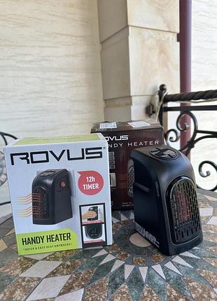 Портативний тепловентилятор rovus handy heater потужністю 400 вт.