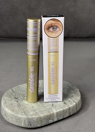 Тушь для ресниц с эффектом удлинения и xl объема tarte tartelette xl tubing mascara 8 мл
