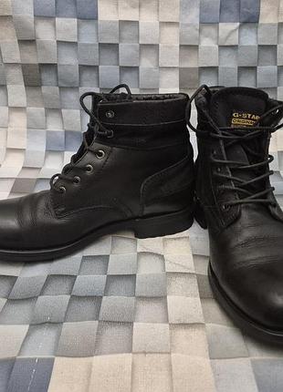 Мужские ботинки g-star raw boots eur 42,черные, модель paton ll combat cargo