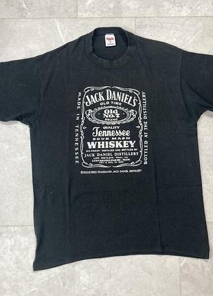 Футболка vintage 80s jack daniels tennesse sour mash whiskey t-shirt
