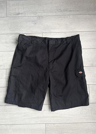 Чоловічі чорні шорти карго дікіс dickies cargo black xxl 2xl ххл 2хл розмір оригінал