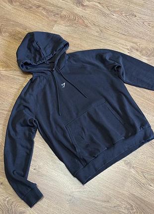 Кофта худі gymshark чорна