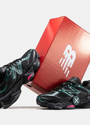 Кроссовки темные легкие удобные new balance 9060 x mowalola