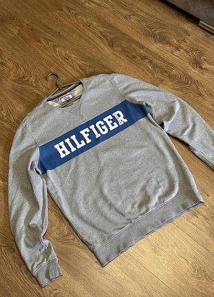 Чоловіча кофта tommy hilfiger базова / світшот