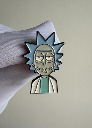 Пін значок металевий брошка «рік санчез — рік та морті (rick and morty)»