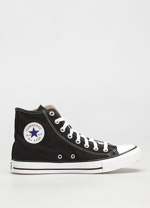 Кеди converse chuck taylor all star hi чорні 6.5 (37) 23.5 см