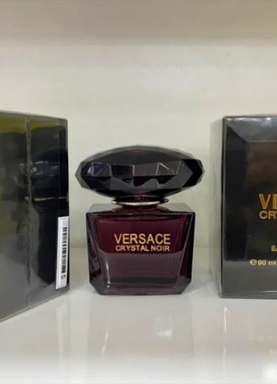 Парфюм versace crystal noir 90 мл версаче кристал нуар парфюм версаче черный нор духи туалетная вода барное версаче крислал номер парфюм