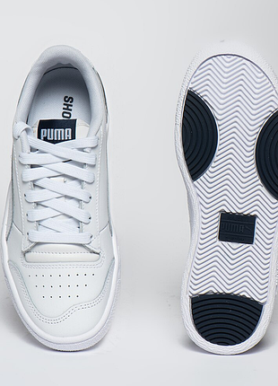 Дитячі білі шкіряні кеди puma x ralph sampson lo арт. 370919-02 , р.35,5 4с