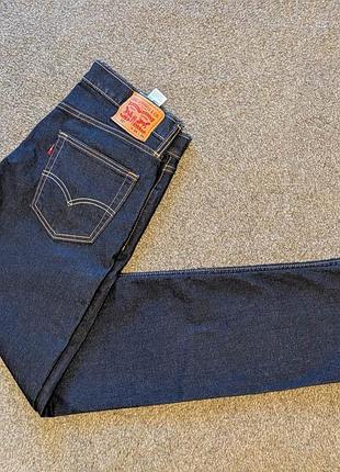 Джинсы мужские levi's 502. темно-синие. размер 34/34.