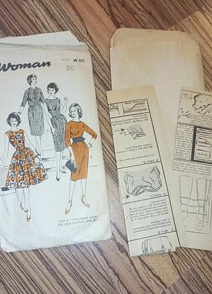 1960-е викрійка плаття. англія. опис, схема, викрійки. мода. 9