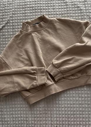 Укорочений світшот bershka