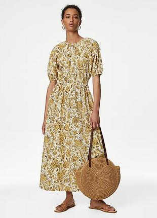 Хлопковое миди платье от marks &amp; spencer